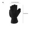 1 Pair L/XL Fashion Winter Warm Gloves Windproof Fingerless Outdoor Car Cycling Gloves Durable Comfortable Non-slip Gloves