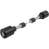 Motorrad Lenkerendgriffe Stecker Gewichte Handgriffe Stecker Kappen Ersatz für Suzuki GSXS750 GSX-S750 GSXS 750 2021 2022 2023