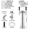 Dual Taps Kegerator Tower Kit Kegerator Beer Tower & A-System Keg Coupler