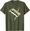 80s 90s Retro Party Costume Nostalgia Cassette TShirt Graphic Tee Unisex Casual Cotton TShirt