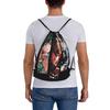 Custom My Hero Academias Drawstring Bags Lightweight Izuku Midoriya Katsuki Bakugo Shoto Todoroki Sports Gym Storage Backpack