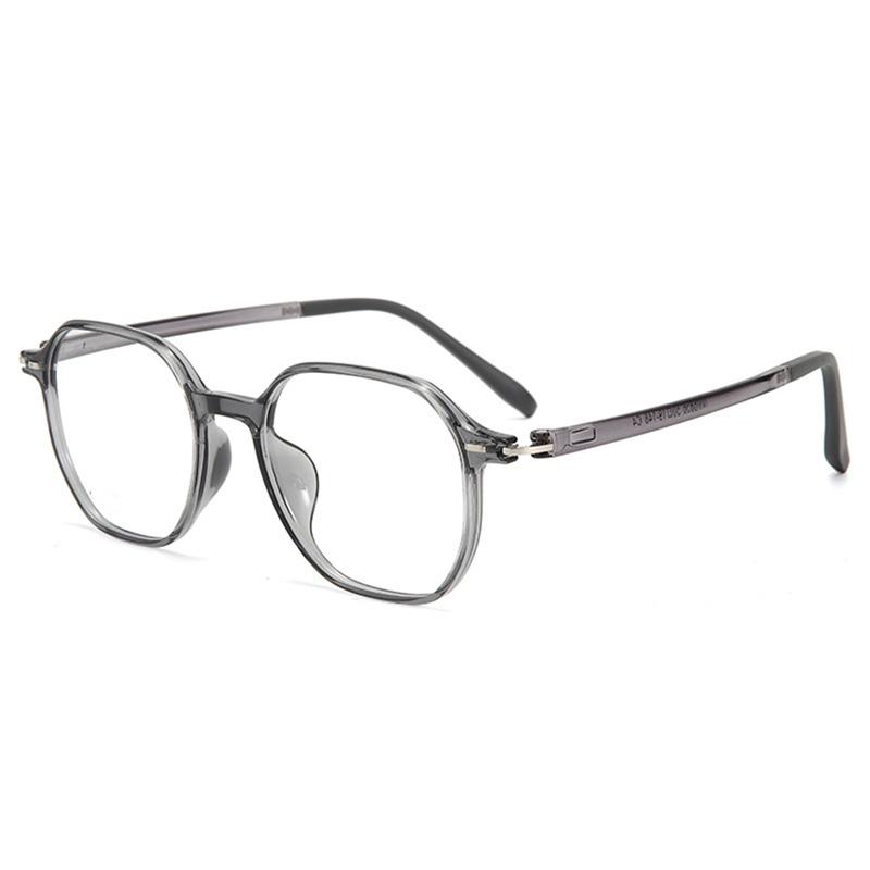 New  Retro Polygon Blue Light Blocking Glasses Uv Protection Unisex Oversize Frame Non-Prescription Eyewear For Men Women