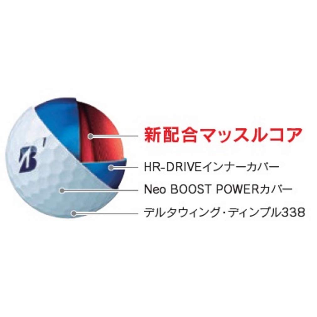 BRIDGESTONE 21TOURB Tour B JGR White J1WX12 1 Dozen Golf Ball Oficjalna piłka (12 kulek)