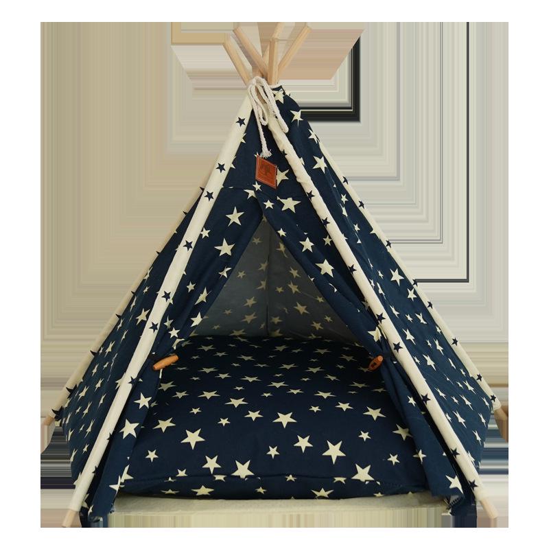 Indian-Style Indoor Pet Tent: All-Season Washable Nest