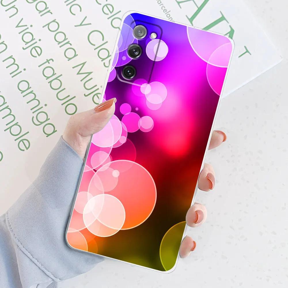 For Samsung S20 FE Case Galaxy S20 FE Wishing Bottle Transparent Cases For Samsung GalaxyS20 FE S20fe 6.5''Cover Silicone Bumper