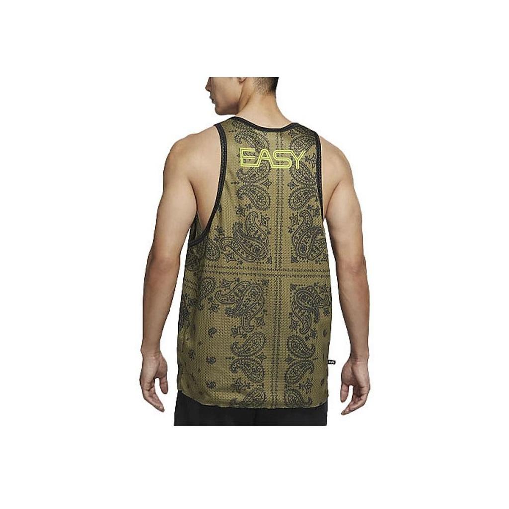 Nike Men's Dri-FIT Paisley Sleeveless Tank Top Atomic Green DH7372-378