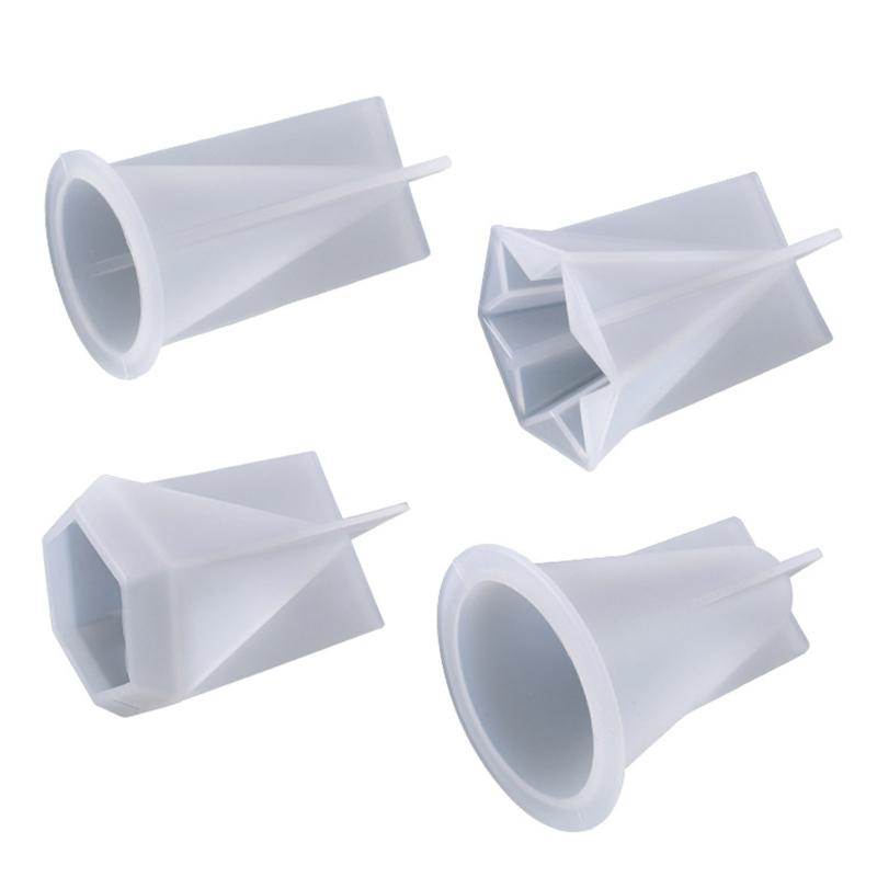 Ring Holder Cone Resin Mold Pyramid Silicone Candle Molds for Resin Casting Soap Aromatherapy Candle Jewelry Making DIY