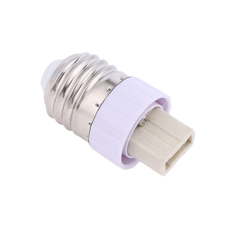 1/6 Stück E27 zu G9 Lampenkonverter Glühbirnenadapter Lampenfassungskonverter Weiß Konversionsschraubkopf Glühbirnensockelhalter Verlängerung