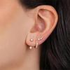 New Hot-selling Set Earrings for Women's Electroplated Earbuds Ear Studs