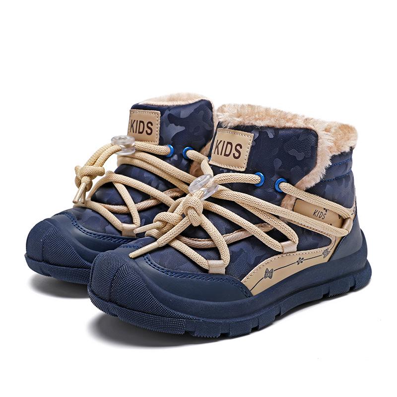 

Дитячі бавовняні снігоступи Зима 2025: Нековзкий, Теплий, З начосом для дітей середнього та великого розміру 32