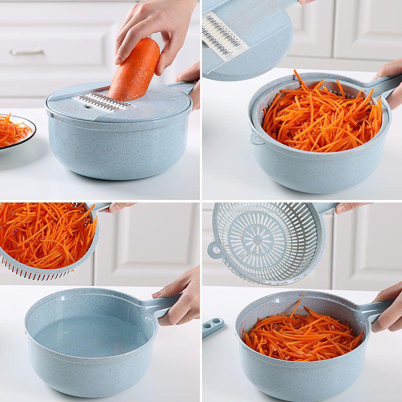 Multifunctional Kitchen Vegetable and Potato Grater & Slicer