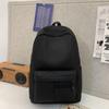 Lässiger Rucksack Einfarbig Schlicht Junior High School Schüler College Student Rucksack Outdoor Arbeitskleidung Großes Fassungsvermögen Leicht Vielseitig