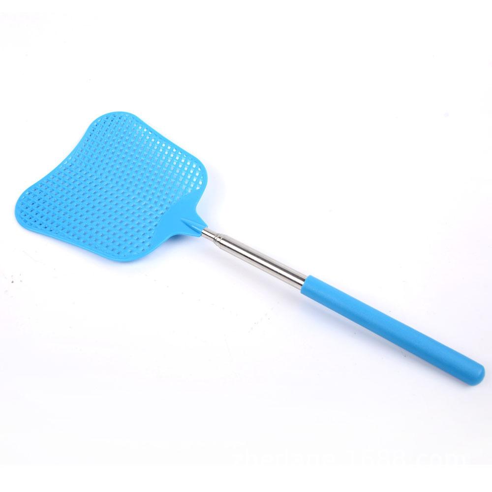 Teleskopisk Fluesmekker Plast Stor Insektsmekker som Virker med Forlengbare Håndtak i Rustfritt Stål for Innendørs og Utendørs