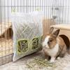 2/3 Holes Hanging Hay Feeder Large Capacity Hay Storage Bag  For Rabbit Chinchillas Rats