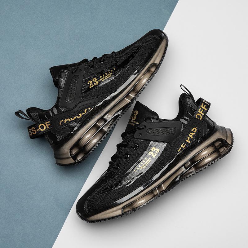 Spring and Summer Men's Shoes New Air Cushion Junior High School Students Running Shoes Trendy Sports Shoes Casual Dad Shoes