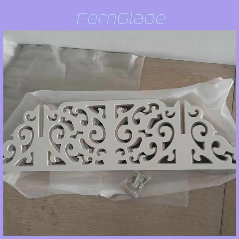 Wall Mounted Pvc Multilayer Shelf With Hollow Design For Home Storage And Organizer