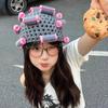 Thick Hair Curler Knitted Hat Soft Curly Hair Yarn Beanie Playful Pullover Cap Outdoor