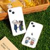 S-Satoru Gojo S-Suguru Geto Phone Case Soft Transparent Case For IPhone 17 16 15 14 13 12 11 Pro Max Mini Plus Shockproof Cover