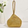 Triangle Design Sparkle Clutch Purse Sparkling Wrist Purse Banquet Bag Evening Clutch  Female