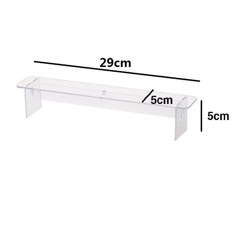 

1-5 Tier Clear Acrylic Display Stand for Funko Figures Perfume Organizer Collections Doll Cosmetic Storage Holder Cupcake Stand
