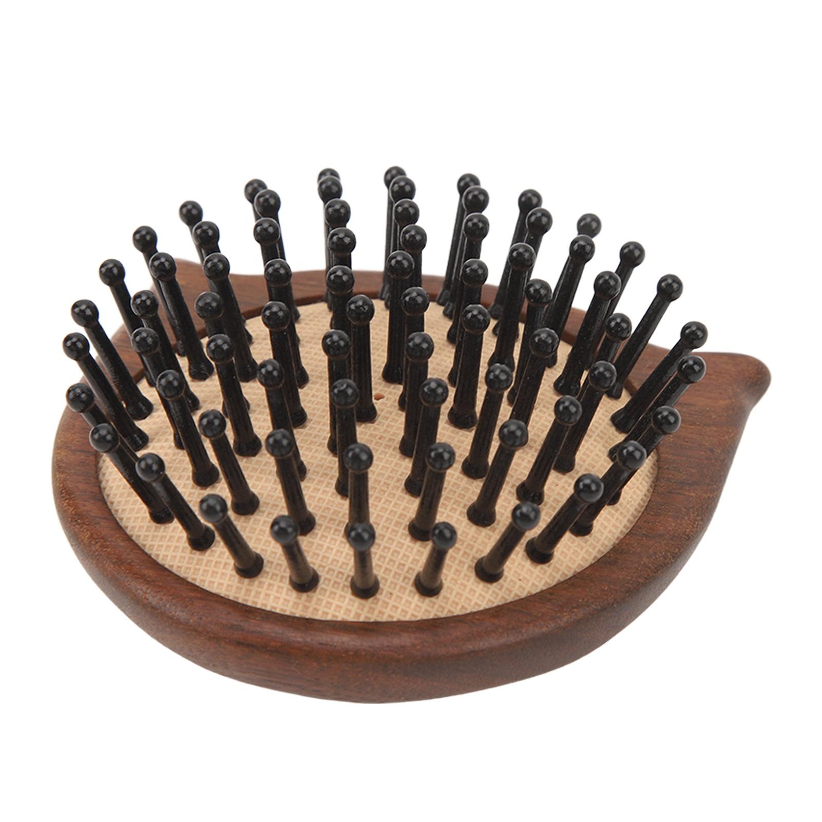 

Расческа для волос с воздушной подушкой, деревянная массажная, симпатичная, портативная, сухая, влажная, для дома, путешествия, подарок