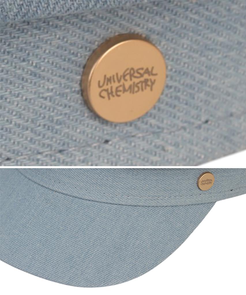 Yunibeosyeolkemiseuteuli Light Denim Logo Marine Cap