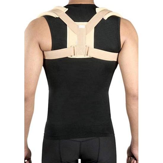 

MGRM Регулируемый корректор осанки для верхней части спины для поддержки ключицы, шеи, спины и плеч (Маленький) | Улучшить Плохую Осанку | Для Мужчин и Женщин S