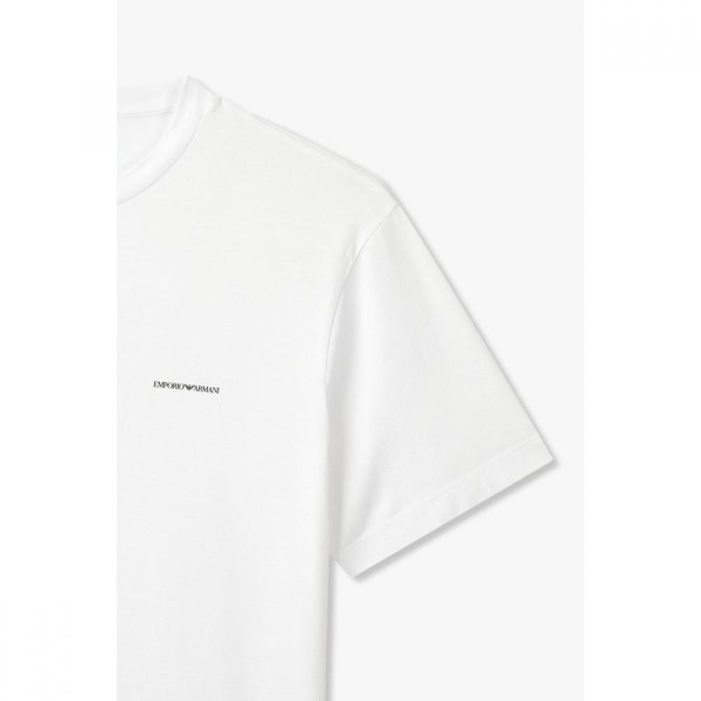 Emporio Armani Men S Logo PrinT Crewneck T ShirT A515126008