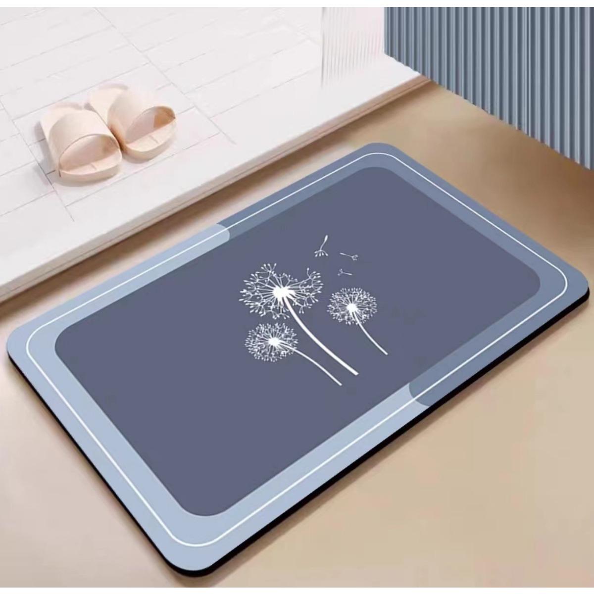 

Диатомовая грязь ванна абсорбирующий мягкий ковер быстросохнущий туалет дверь нескользящий коврик Violent Bear простой ветрозащитный ковер 40 * 60cm