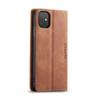 CASEME iPhone 11 Leather Wallet Case, Brown