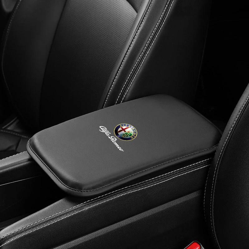 For Alfa Romeo 2026 Hot Sticker Car Armrest Cushion Center Console Protection Elbow Pad For Alfa Romeo Giulia Stelvio Giulietta