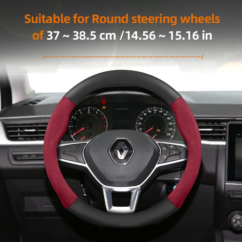 Für Renault Lenkradbezüge: Mégane 3, 2, 4, Clio 4, 5, Trafic, Scenic 2, Austral, Kangoo, Arkana, Kadjar. Zubehör.