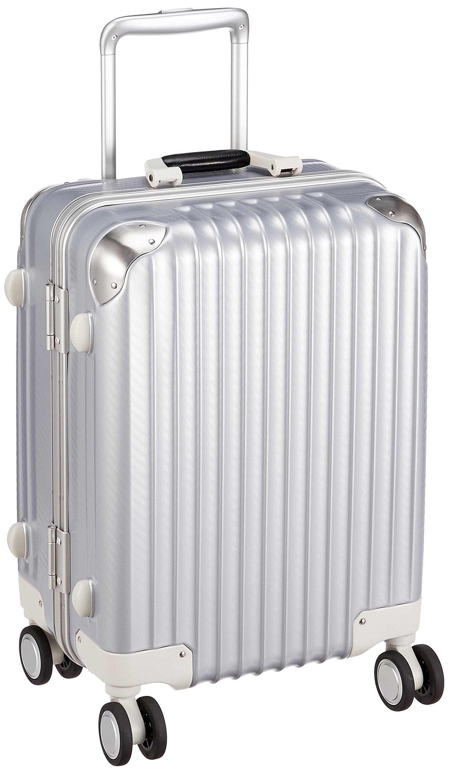

Suitcase Size Rotary Lock Silent Casters TW51 Warranty Included 34L 53 cm Silver Carbon [Cargo] Carry-on 3.7kg