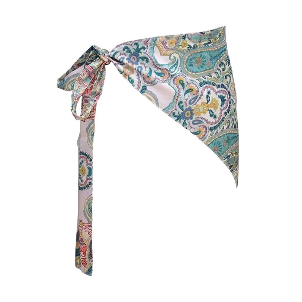 Bohemian Triangular Waistband Tassel Triangular Scarf Belt New Hip Scarf  Ethnic Outfits 2