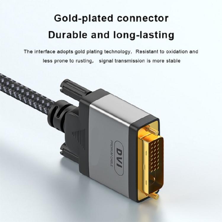 2m/6.56ft DP to DVI Video Tramsfer Cable for Laptops and Tablets Screen Sharing Support 1080P Resolution 60Hz