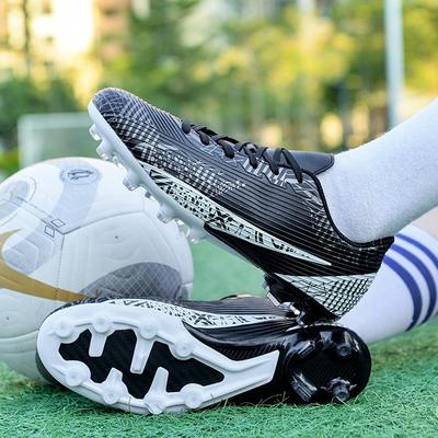 Ronaldo Fußballschuhe mit niedrigem Schaft, Herren- und Kinder-Nockenschuhe, Jinjiang Kunstrasen lange Nocken, Studentenwettkampf-Trainingsschuhe