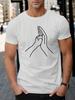 Unisex T-Shirt mit kurzen Ärmeln und dem Aufdruck „The Most Handsome Dad“ von WoCIGAs