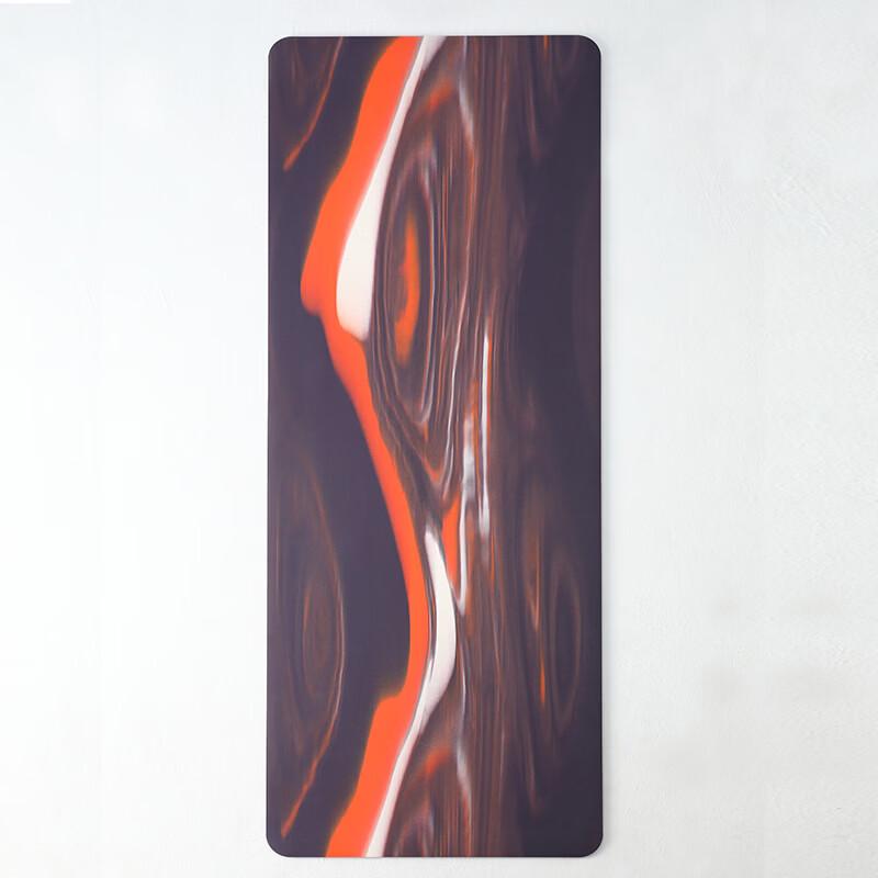 OEING Color-Block Rubber Yoga Mat