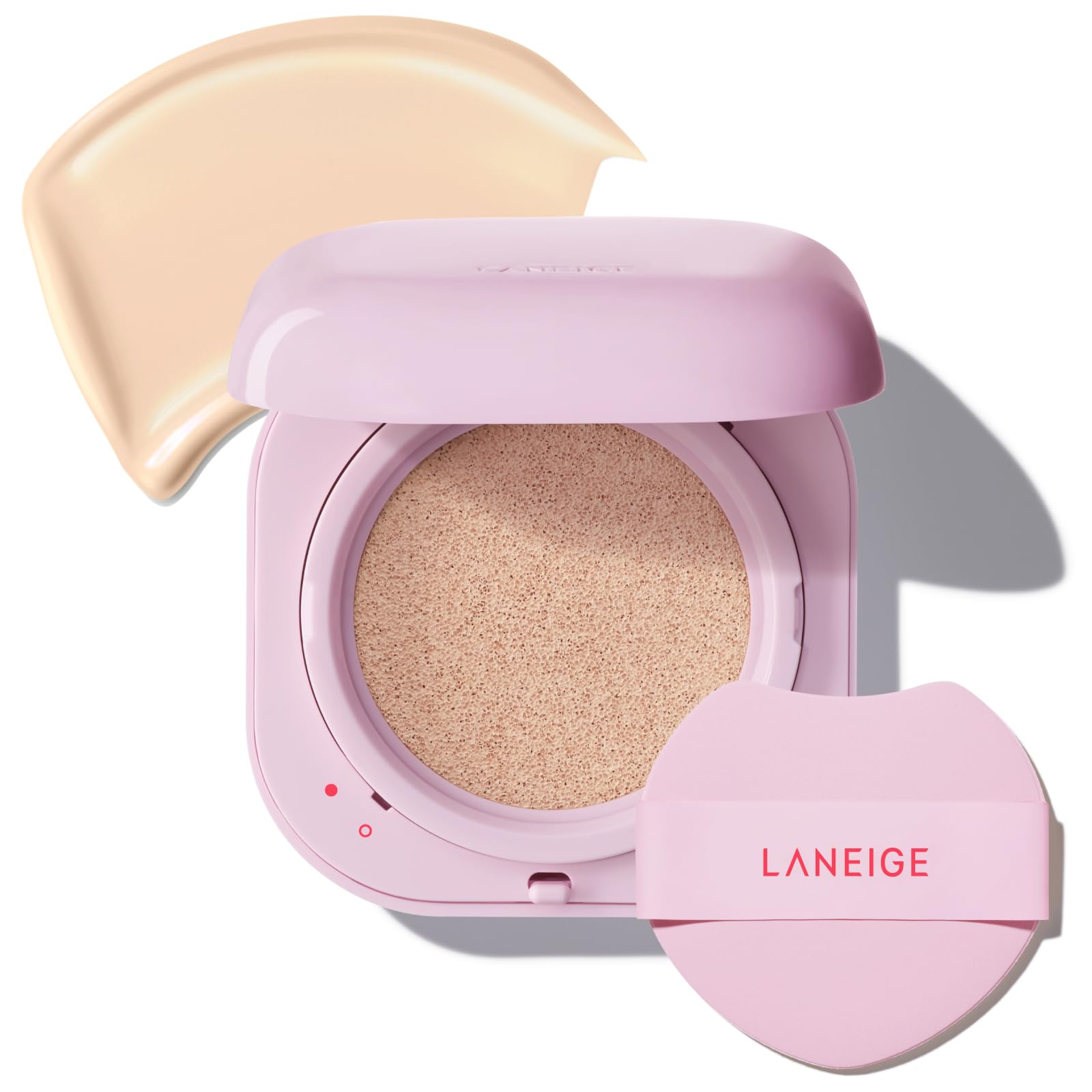 Laneige Neo Cushion The Glow 17N Neutral Vanilla Foundation - Cushion Foundation, Semi-Matte, Sunscreen, Korean Cosmetics