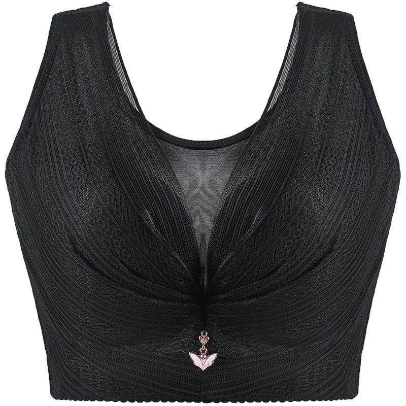 Ropa interior de encaje Sexy Lingeire de talla grande, sujetadores de copa fina para mujer, lencería acolchada sin aros, ropa interior, corsé, sujetador