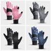 Polar Fleece Plush Thickened Gloves Soft Finger Mittens Satin Unisex Windproof Gloves  Women