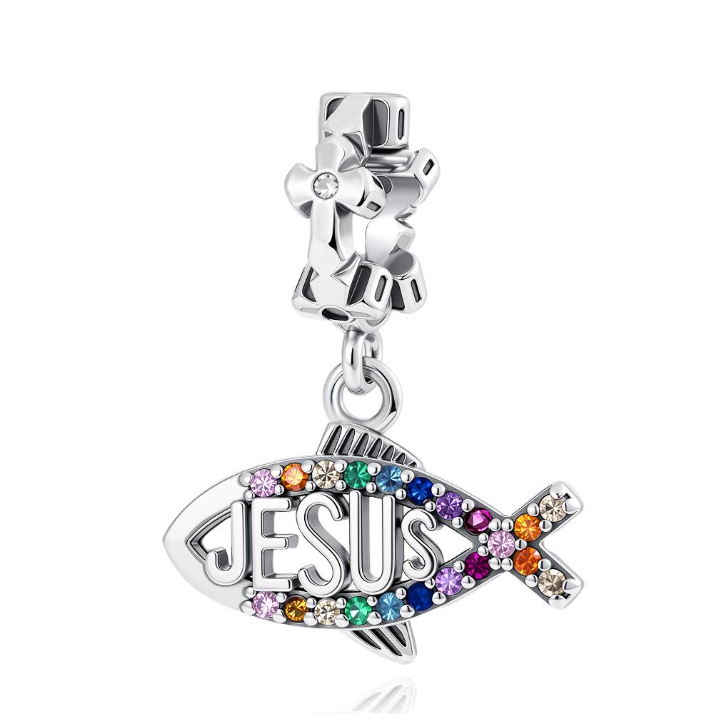 New Fine Luck koi fish Pendant goldfish Blessing Charm 925 Silver Bead Fit Exquisite Bracelets DIY Jewelry Women Accessories Gift