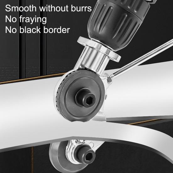 1/2 Sets Drill Nibbler Sheet Cutting Tool DIY Project Home Repair Heavy Duty Iron Steel Copper Aluminum Sheet Cutter Electric Drill Attachment