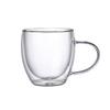 Shangqi Doppelwandiges Isolierglas Kaffeetassenset mit Henkel