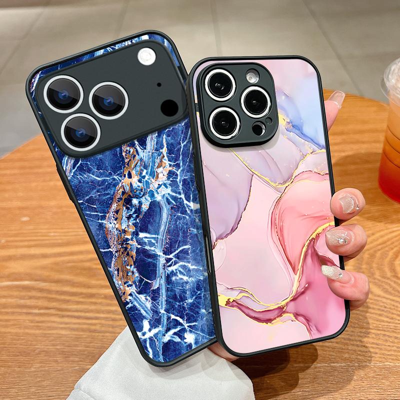 Sandstone Marble Pattern Phone Case For iPhone 17 Pro Max Case iPhone 16 Pro Max 15 14 13 16E 17E Magnetic For Magsafe Hybrid Matte Cover