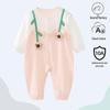 Unisex Baby Langarm Baumwoll-Strampler - Sommer Krabbel- & Hausanzug