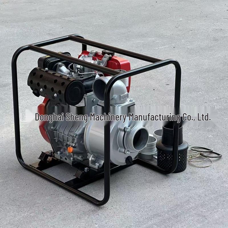 Irrigation & Drainage 4-inch Air-Cooled Diesel Self-Priming Pump with One-Button Start