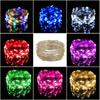 Solar-Powered LED Copper String Lights for Outdoors - Waterproof Starry Sky Christmas Decorations