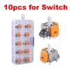 10/2PCS 3D Hall Effect Joystick Analog Stick Sensor Module No Drifting Thumbsticks Module Repair Parts for PS4/5 for XBox/Switch