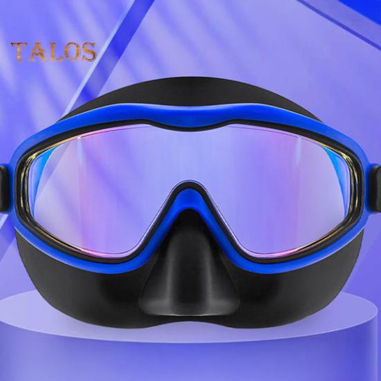 Kids Swim Goggles with Nose Cover Anti-Fog UV Protection Diving Face Guard Wide-Angle Lens No Leak Pool Goggles for Kids Age 3-15